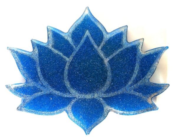 Lotus Flower Resin, Lotus Flower Decor, Lotus Flower with Matched Easel