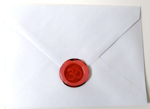 Handmade card for yogis. OM Card. Yoga card. OM Art.