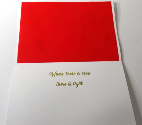 Handmade card for yogis. Yoga Card. Yoga Art. OM. OM Shanti.