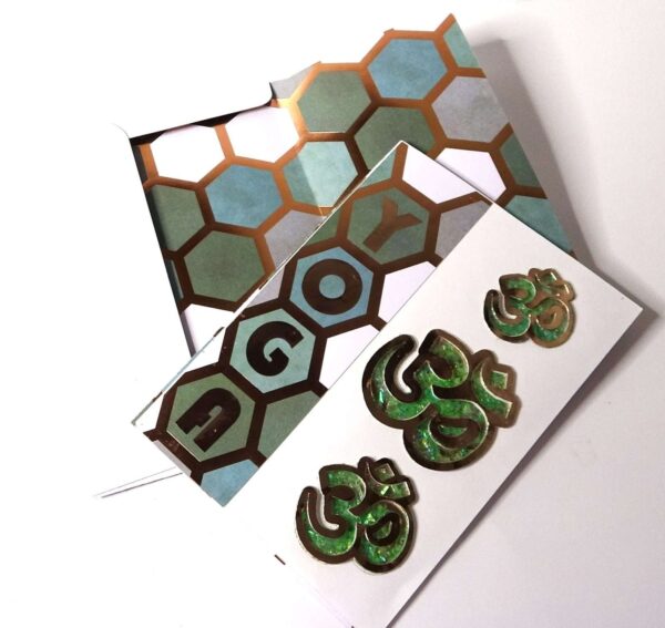 Handmade card for yogis. Greeting yoga cards. Yoga card. Yoga cards.