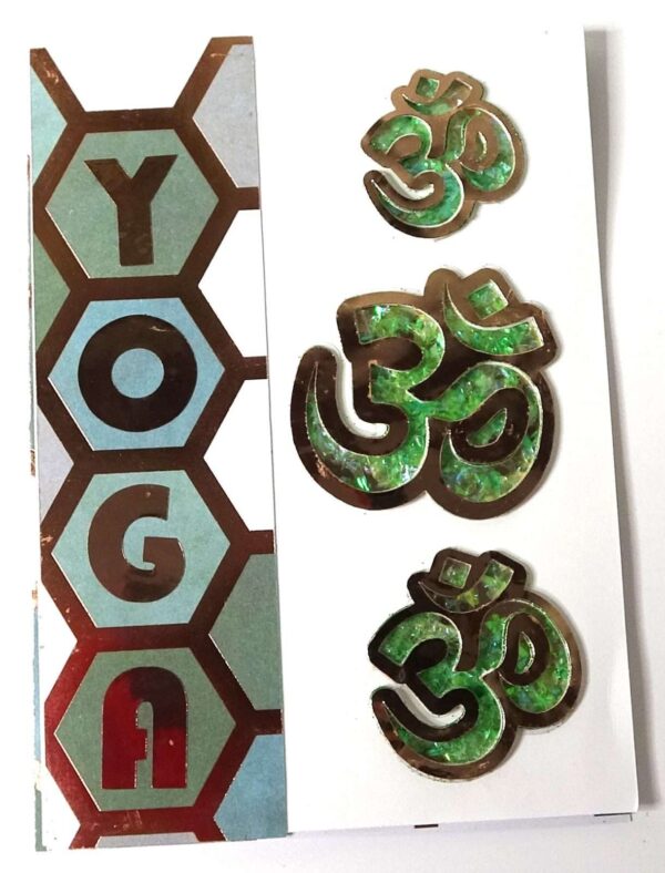 Handmade card for yogis. Greeting yoga cards. Yoga card. Yoga cards.