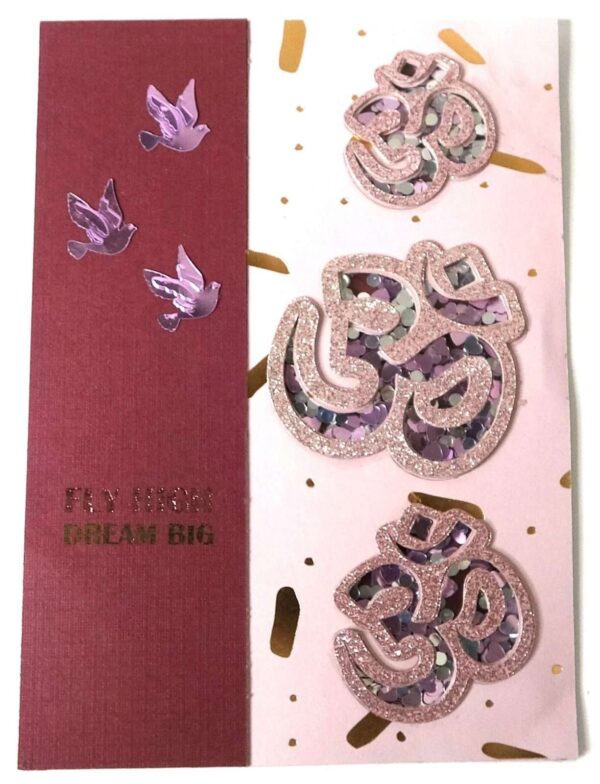 Handmade card for yogis. Greeting cards. Yoga card. Yoga cards.