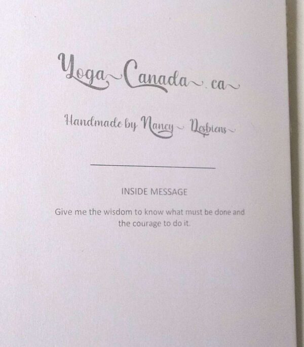 Card WISDOM Card, Card for yogis, Card for yogi, yoga card