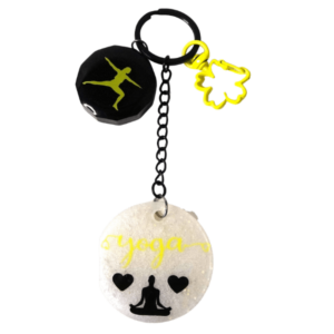 Yoga Pose Keychain. Yoga Keychain. Yogis Best Gifts. Gift For Yoga Lovers. Meditation.