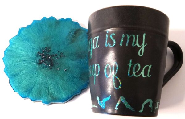 Yogis Best Gifts, Gifts For Yoga Lovers, Mug, Yoga Mug. Coaster.