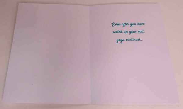 Handmade card for yogis. Greeting yoga cards. Yoga card. Greeting Yoga cards. Root Chakra.  Tree Pose.