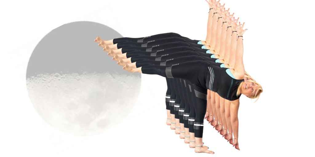 Half Moon yoga pose, half moon pose, ardha chandrasana