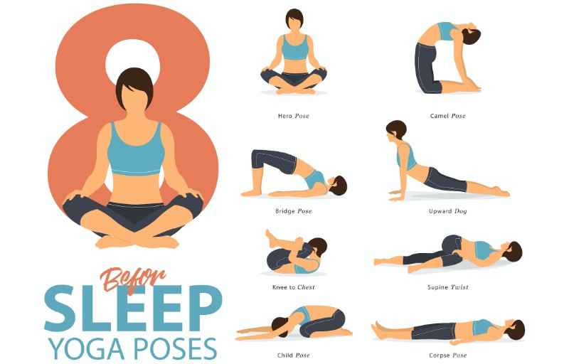 Yoga class, yoga stress relief, Yoga for beginner, Before sleep yoga poses